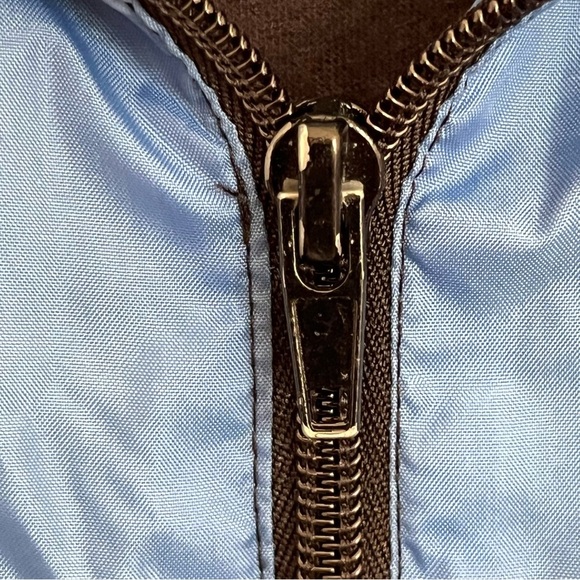 Men’s Vintage Cheetah Lightweight Windbreaker Track Jacket Blue Size Large - Picture 5 of 12